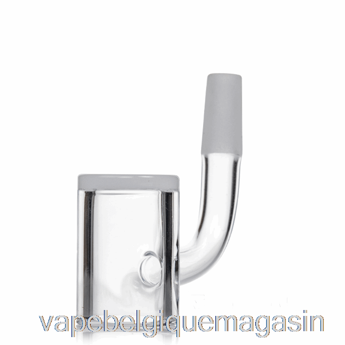 Vape Shop Bruxelles Mj Arsenal 10mm Premium Quartz Grand Seau Opaque Banger Argent - Demi Soudure